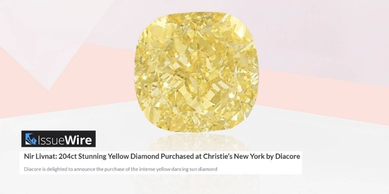 Nir Livnat - The Yellow Dancing Sun Diamond